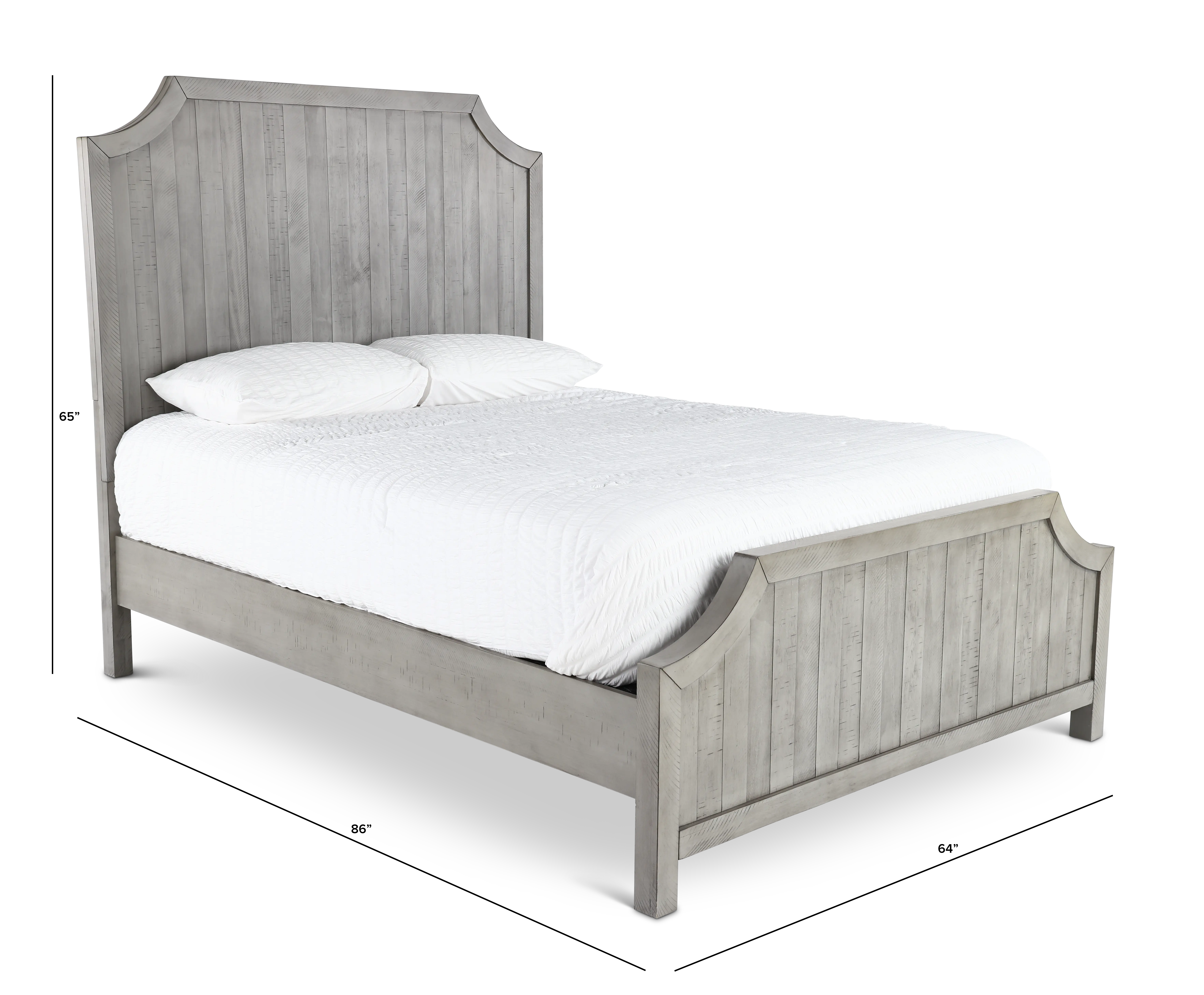 Beach House Gray Queen Bed-3