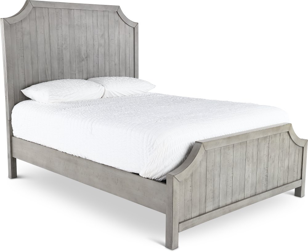 Beach House Gray King Bed