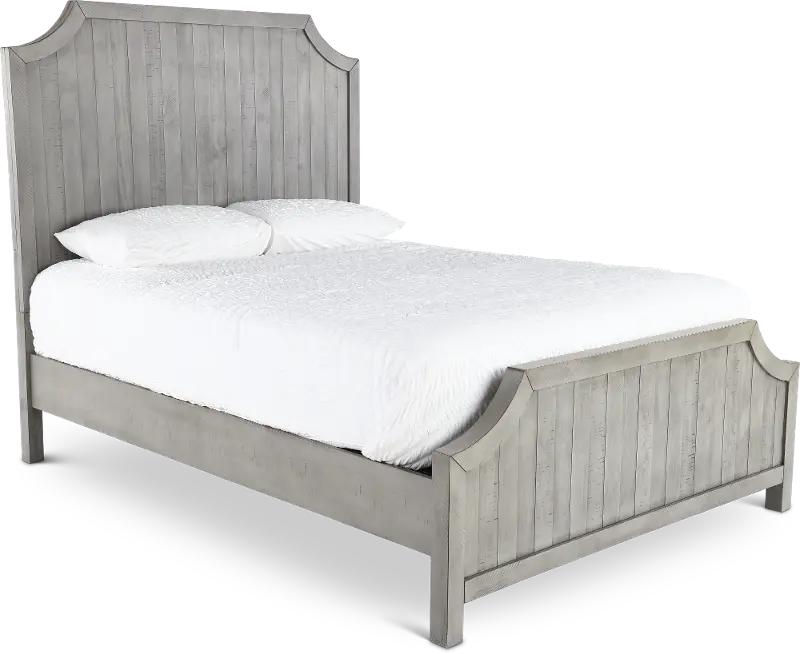 Beach House Gray King Bed