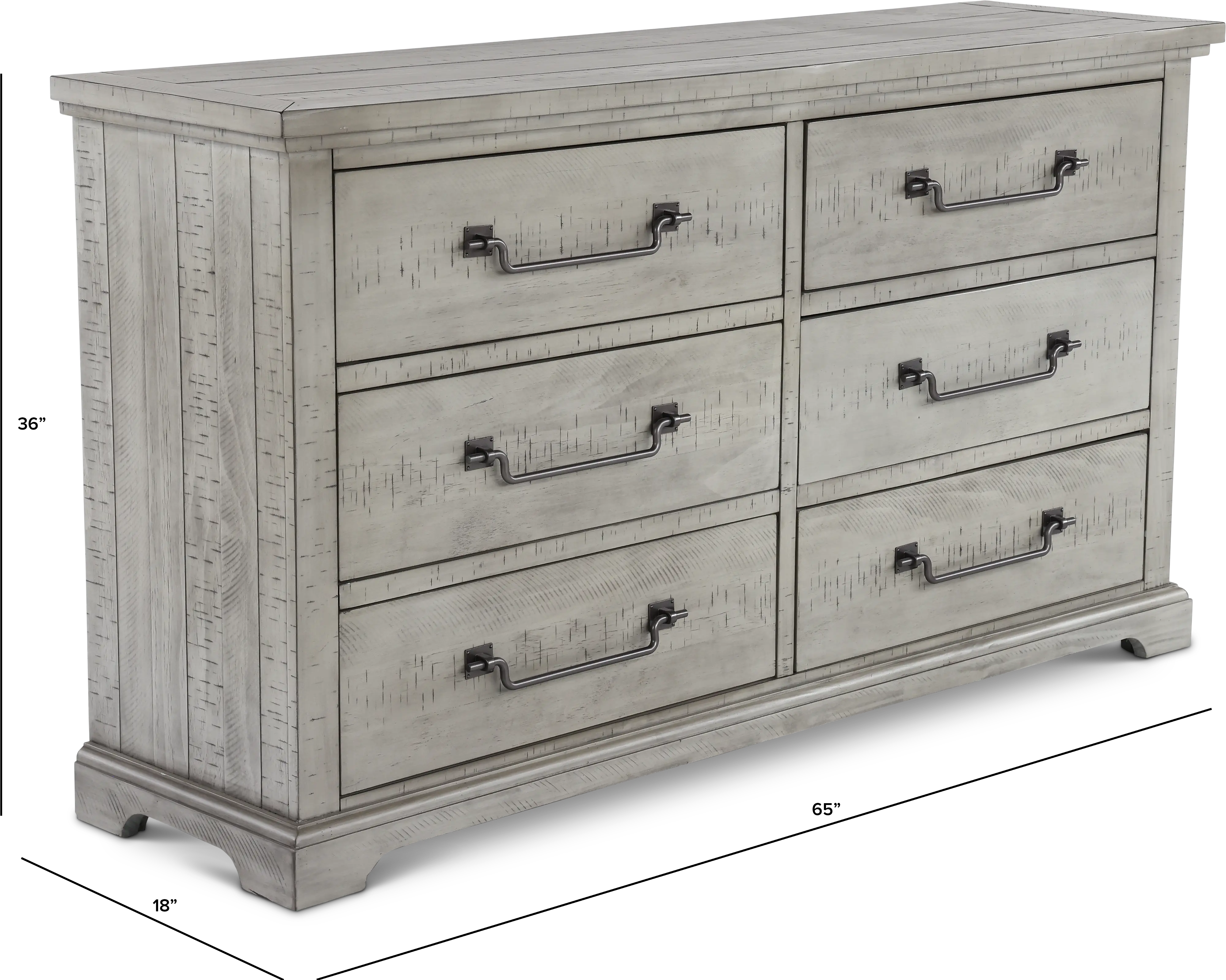 Beach House Gray Dresser-4