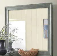 Beach House Gray Mirror