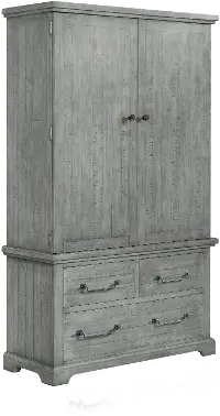 Beach House Gray Armoire