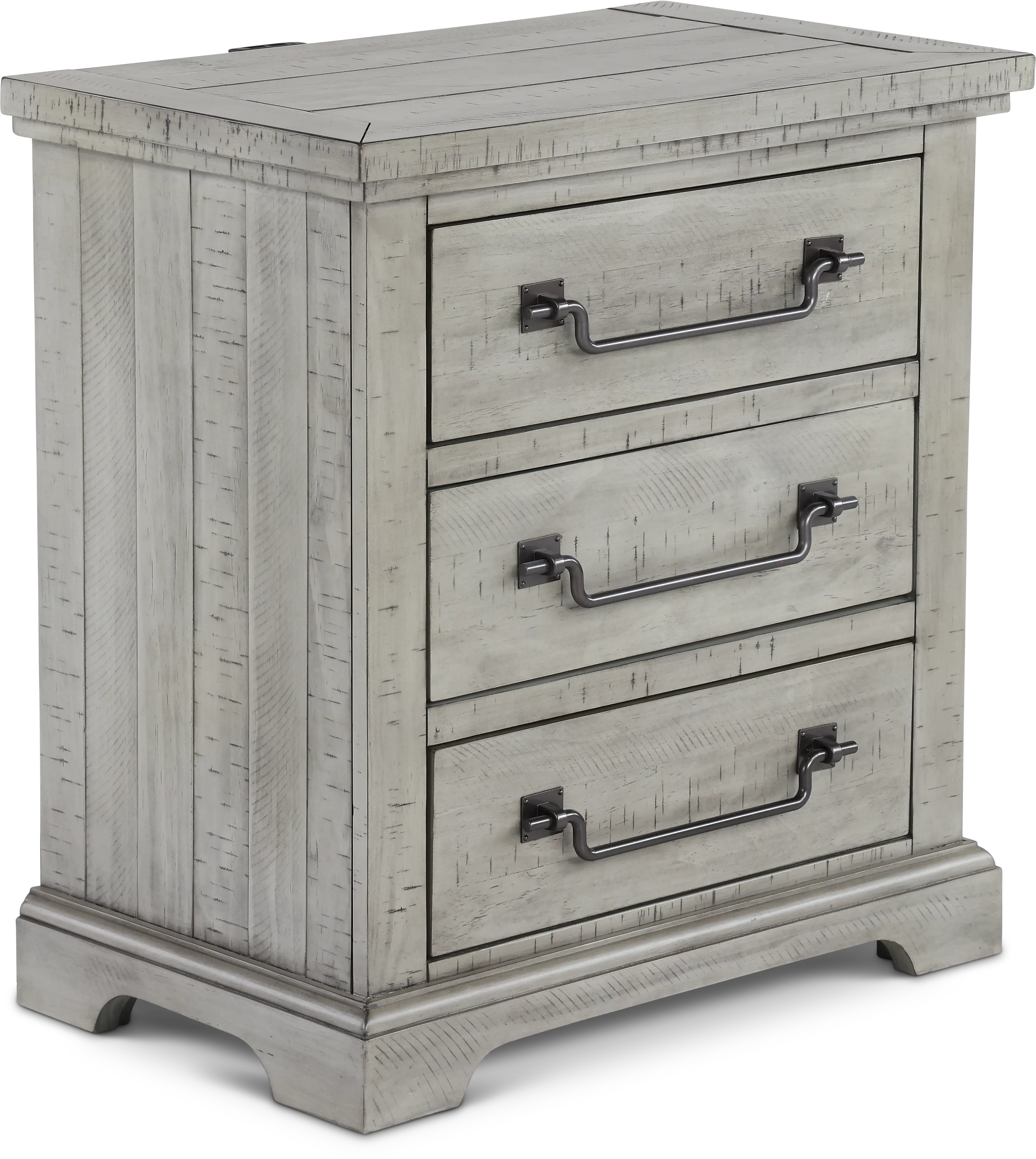 Beach House Gray Nightstand-4