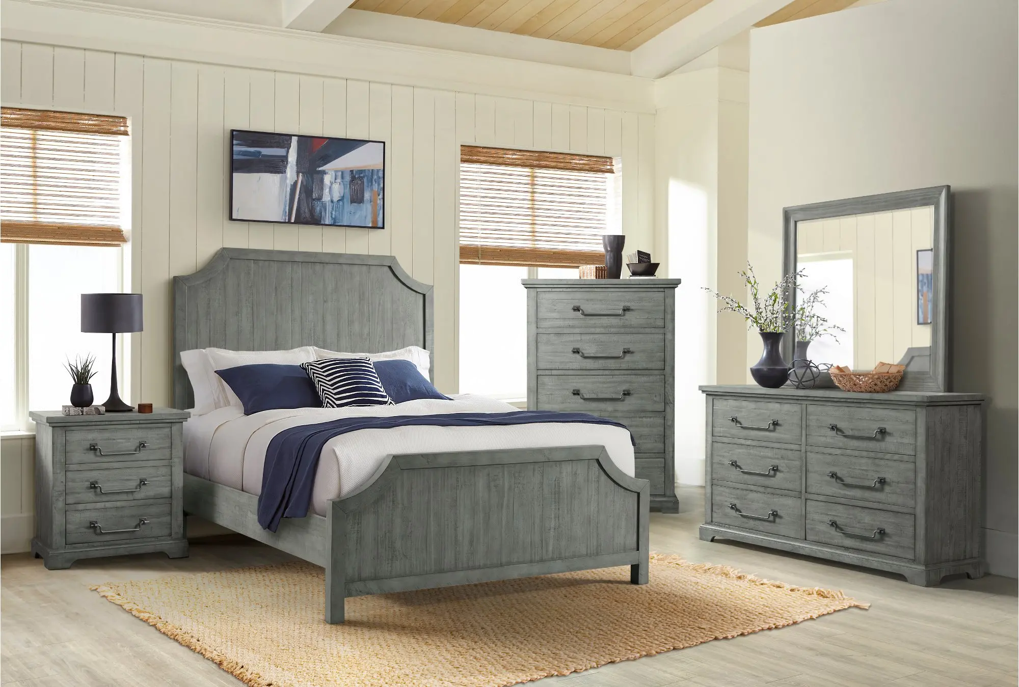 beach house bedroom dresser Island Bed Beach House Bedroom Furniture| Maine Cottage Queen | American-Made
