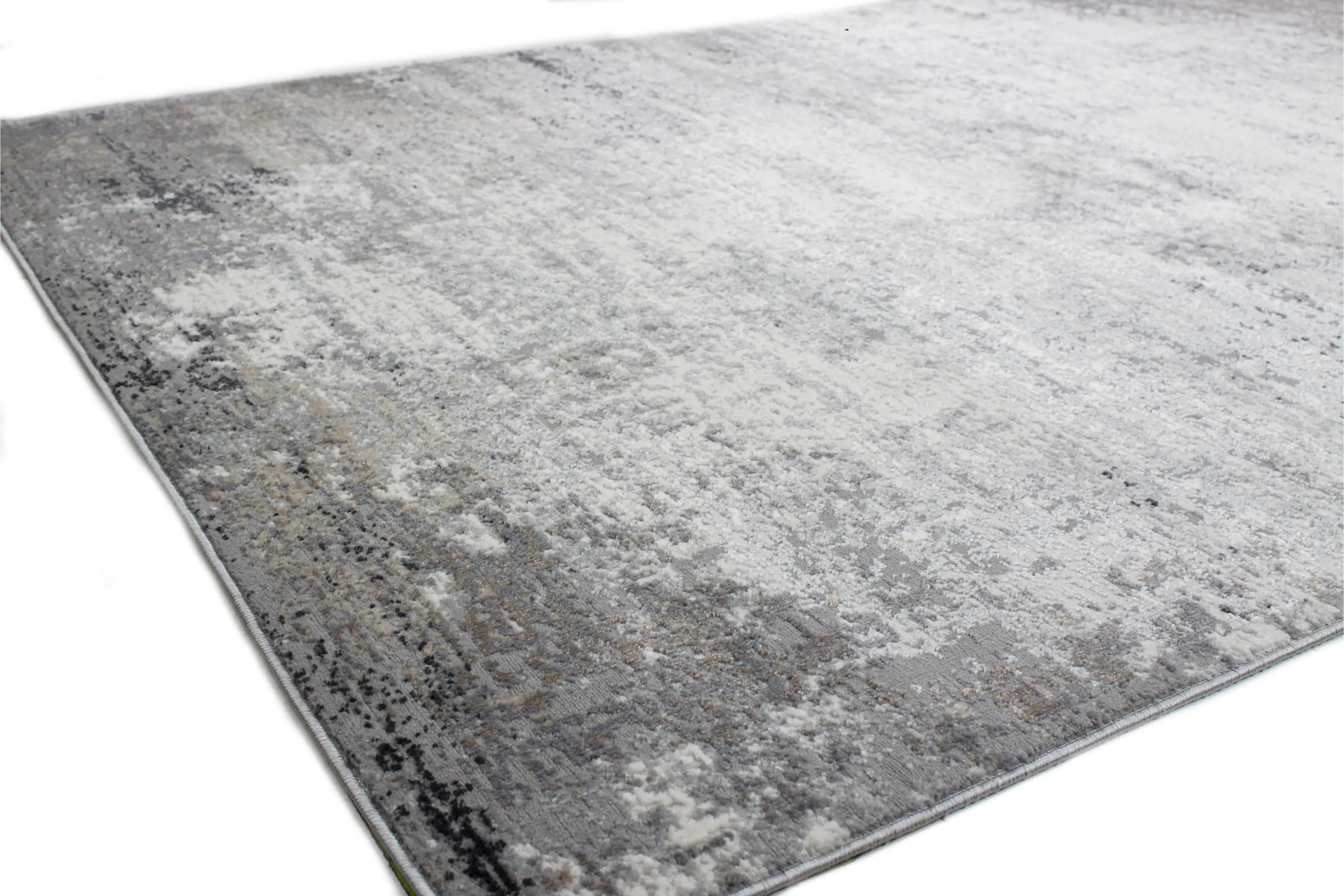 C190-IVGY-76X96-CA106 Carlyle 8 x 10 Contemporary Ivory and Gray Area Rug-3