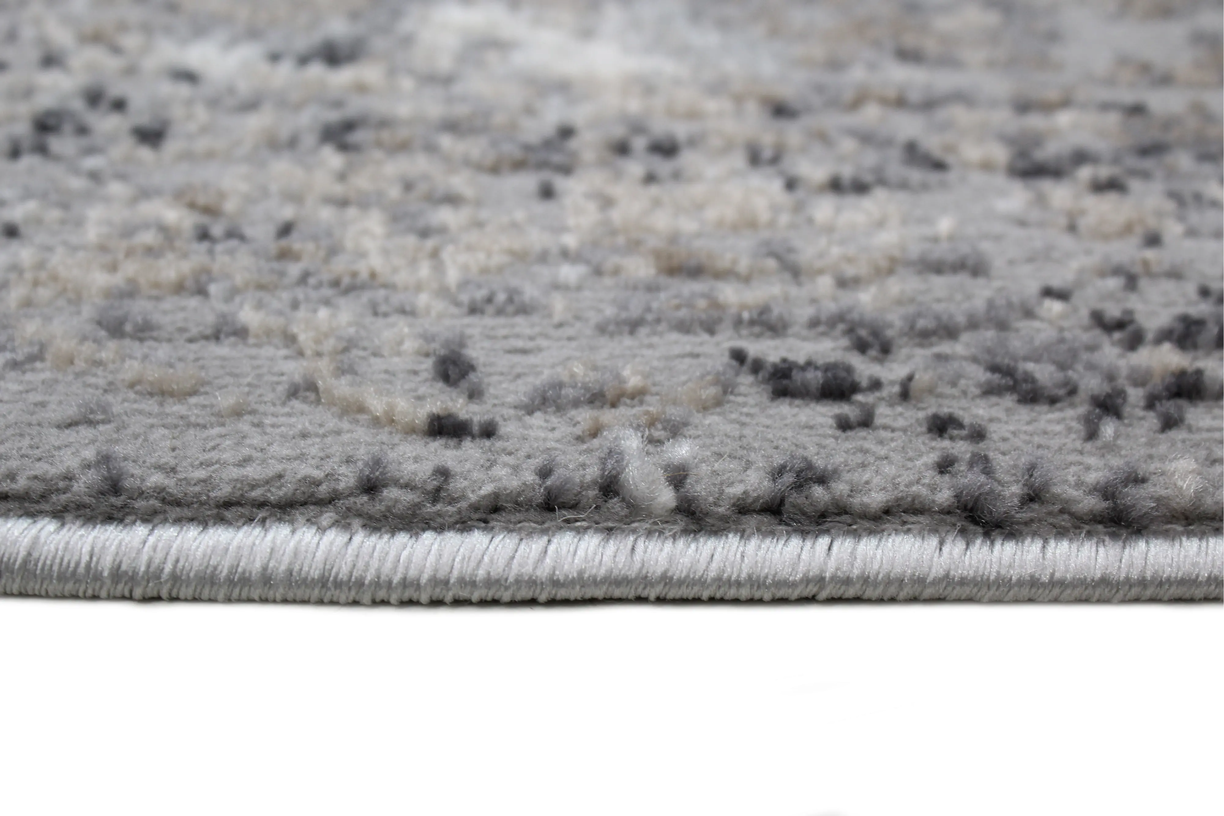 C190-IVGY-76X96-CA106 Carlyle 8 x 10 Contemporary Ivory and Gray Area Rug-6