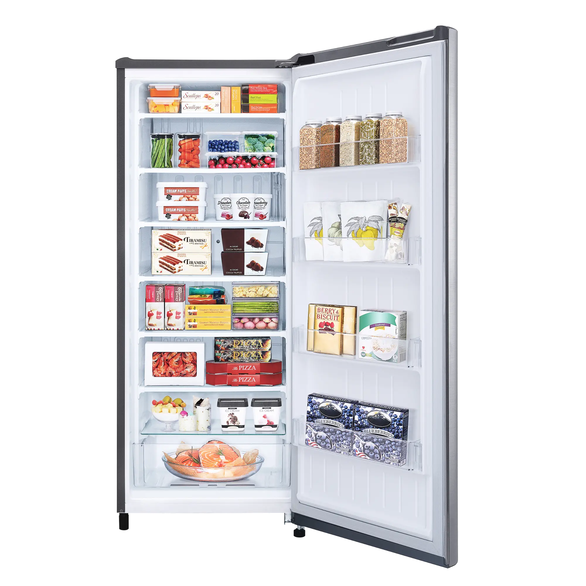 LROFC0605V LG 5.8 cu ft Upright Freezer - Stainless Steel-4
