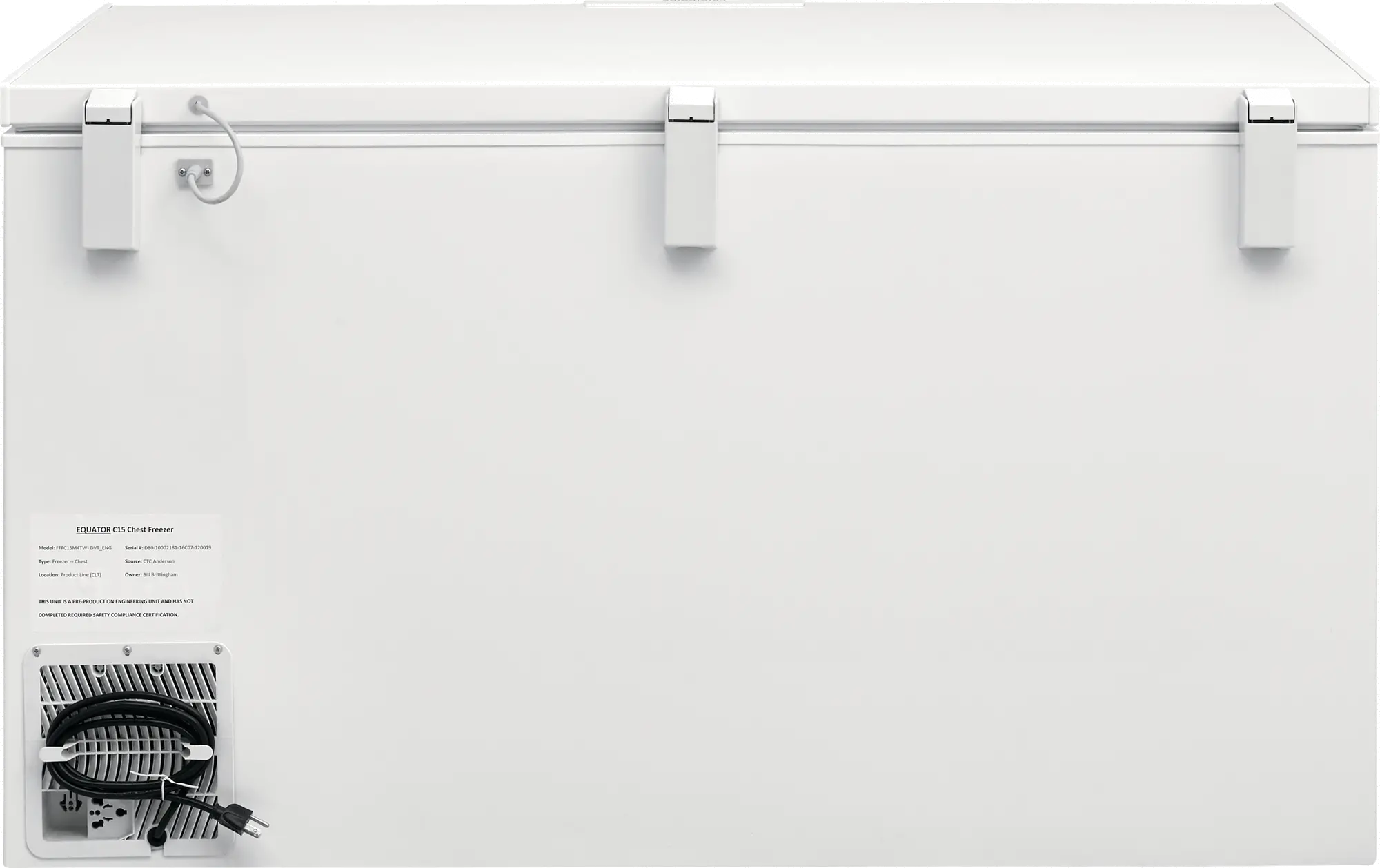 FFCL1542AW Frigidaire 14.8 cu ft Chest Freezer - White-7