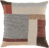 Transitional Multi Color Velez Throw Pillow