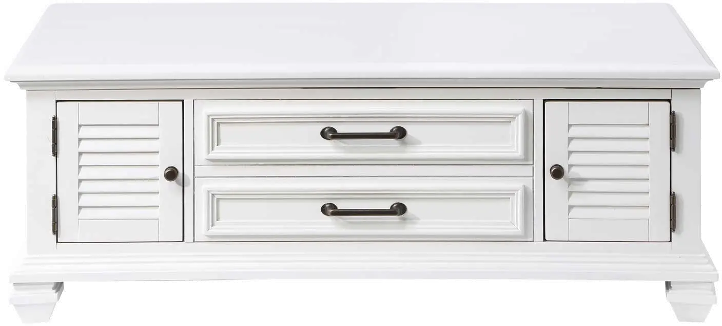 Charlestown White Coffee Table-1