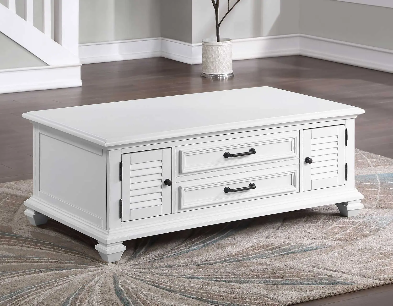 Charlestown White Coffee Table-2
