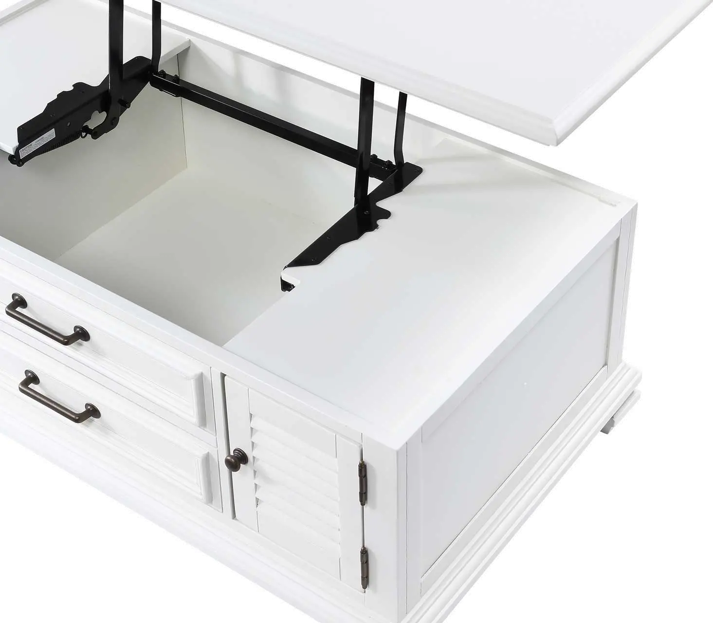 Charlestown White Coffee Table-6