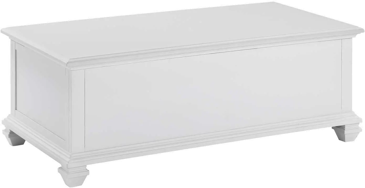 Charlestown White Coffee Table-7