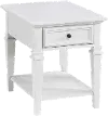 Charlestown White End Table