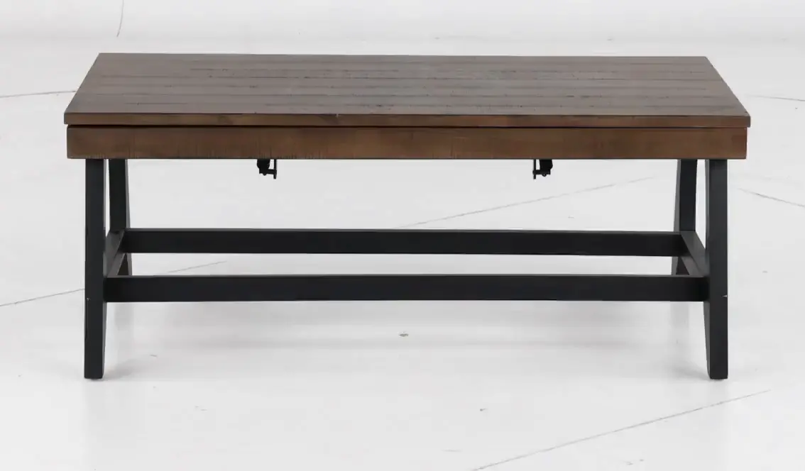 Ralston Black and Brown Coffee Table-8