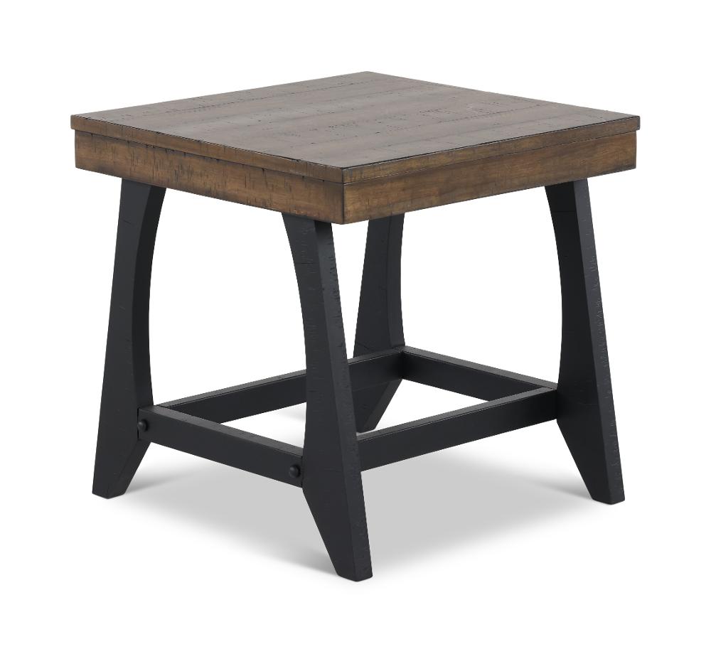 Ralston Black and Brown End Table