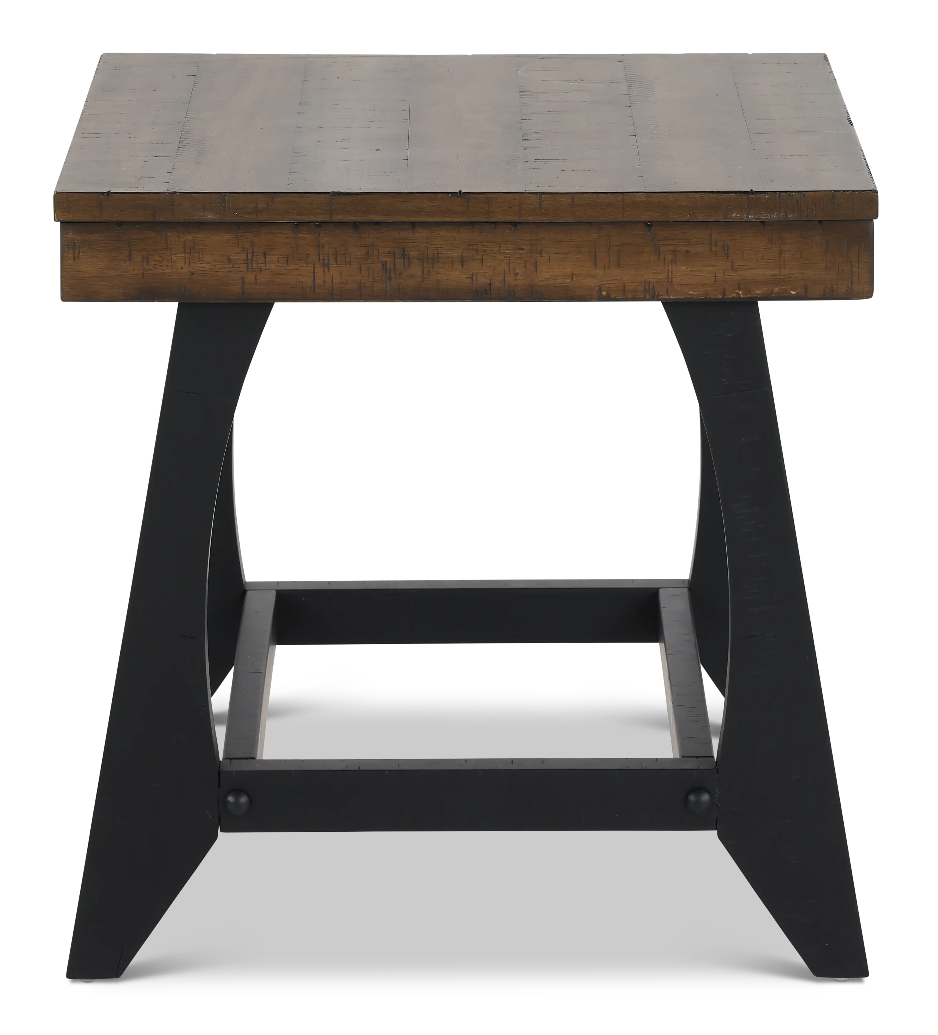 Ralston Black and Brown End Table-5