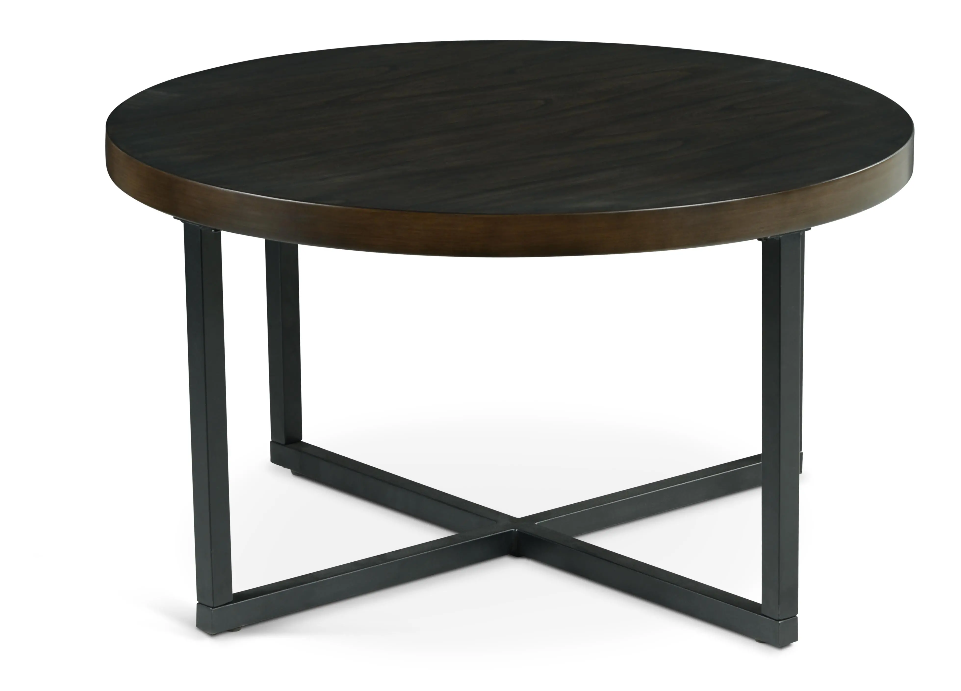 Yukon Brown and Gray Coffee Table and Stools-3