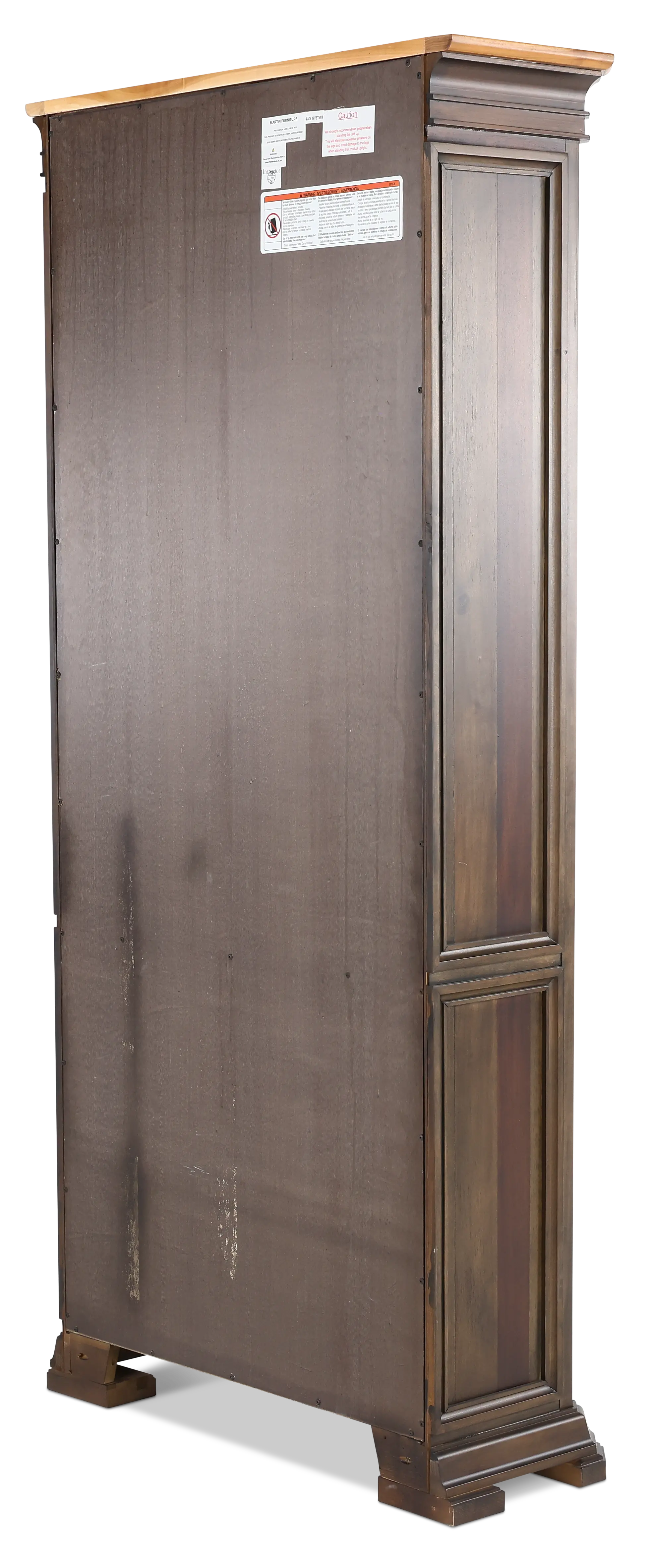 Sonoma Brown Open Bookcase-7