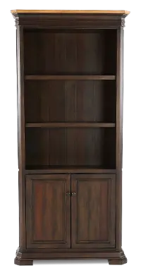 Sonoma Brown Storage Bookcase
