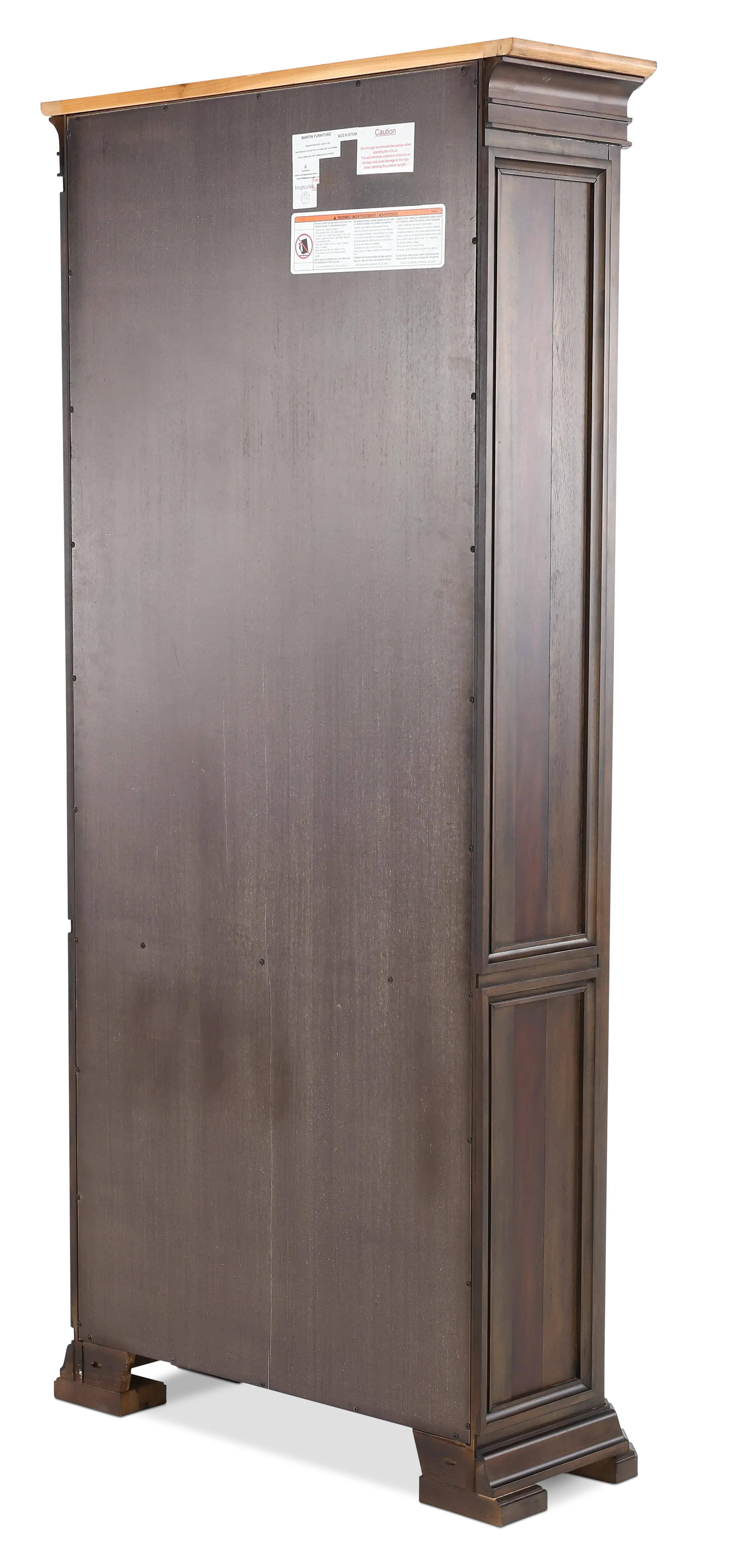 Sonoma Brown Storage Bookcase-8
