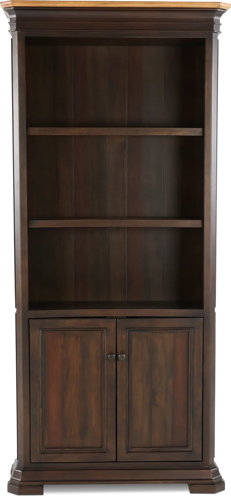 Sonoma Coffee Brown Storage Bookcase