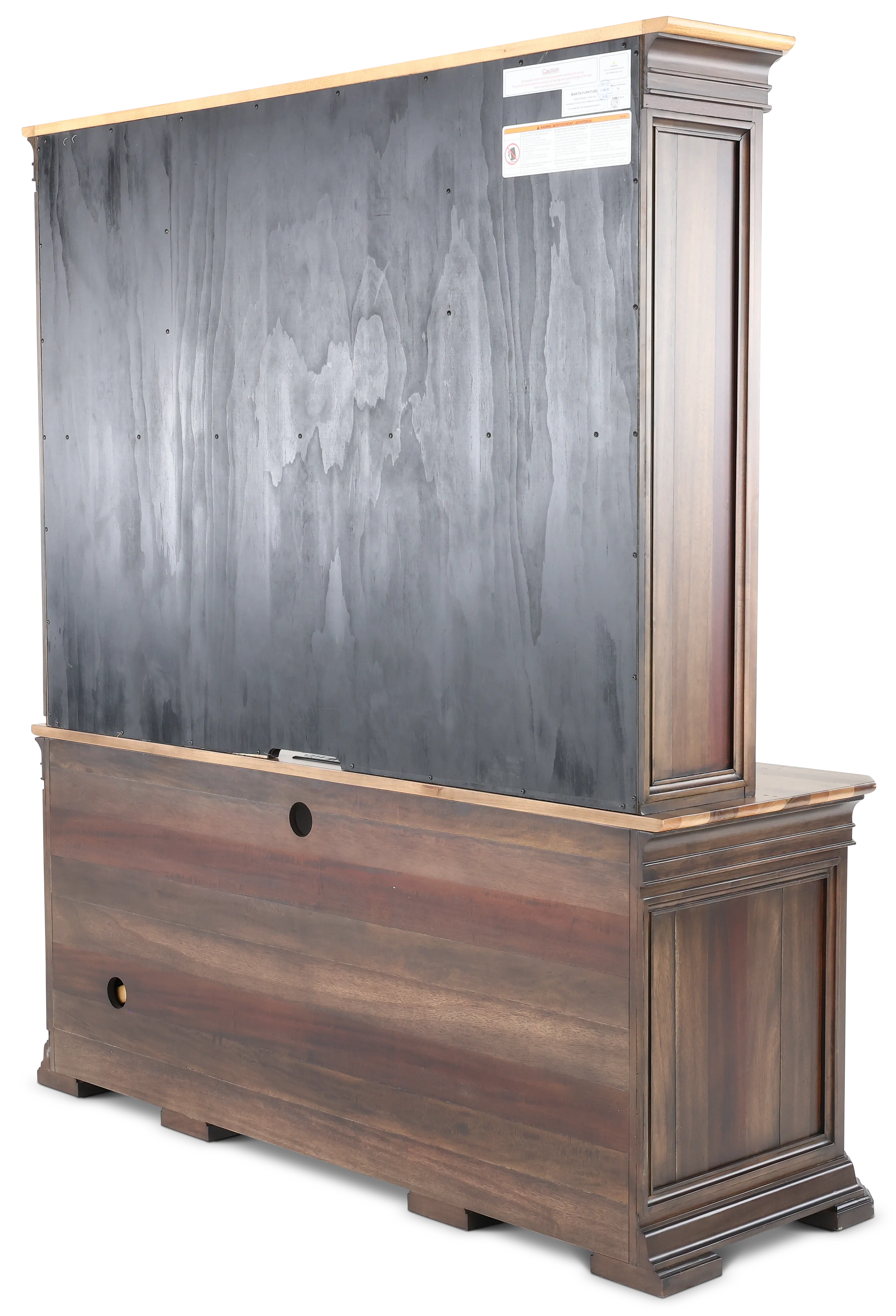 Sonoma Brown Credenza and Hutch-11