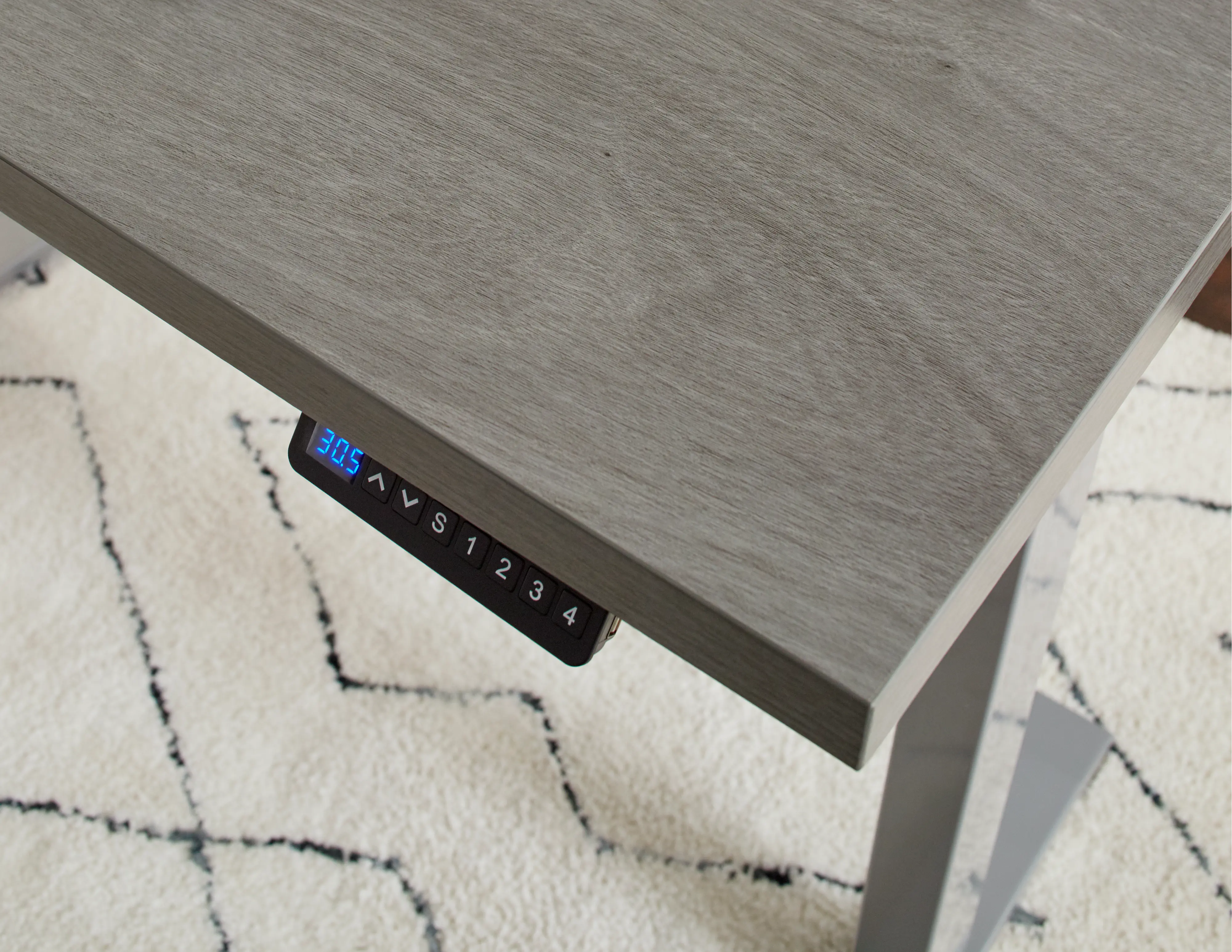 Martin Black Adjustable Desk-4