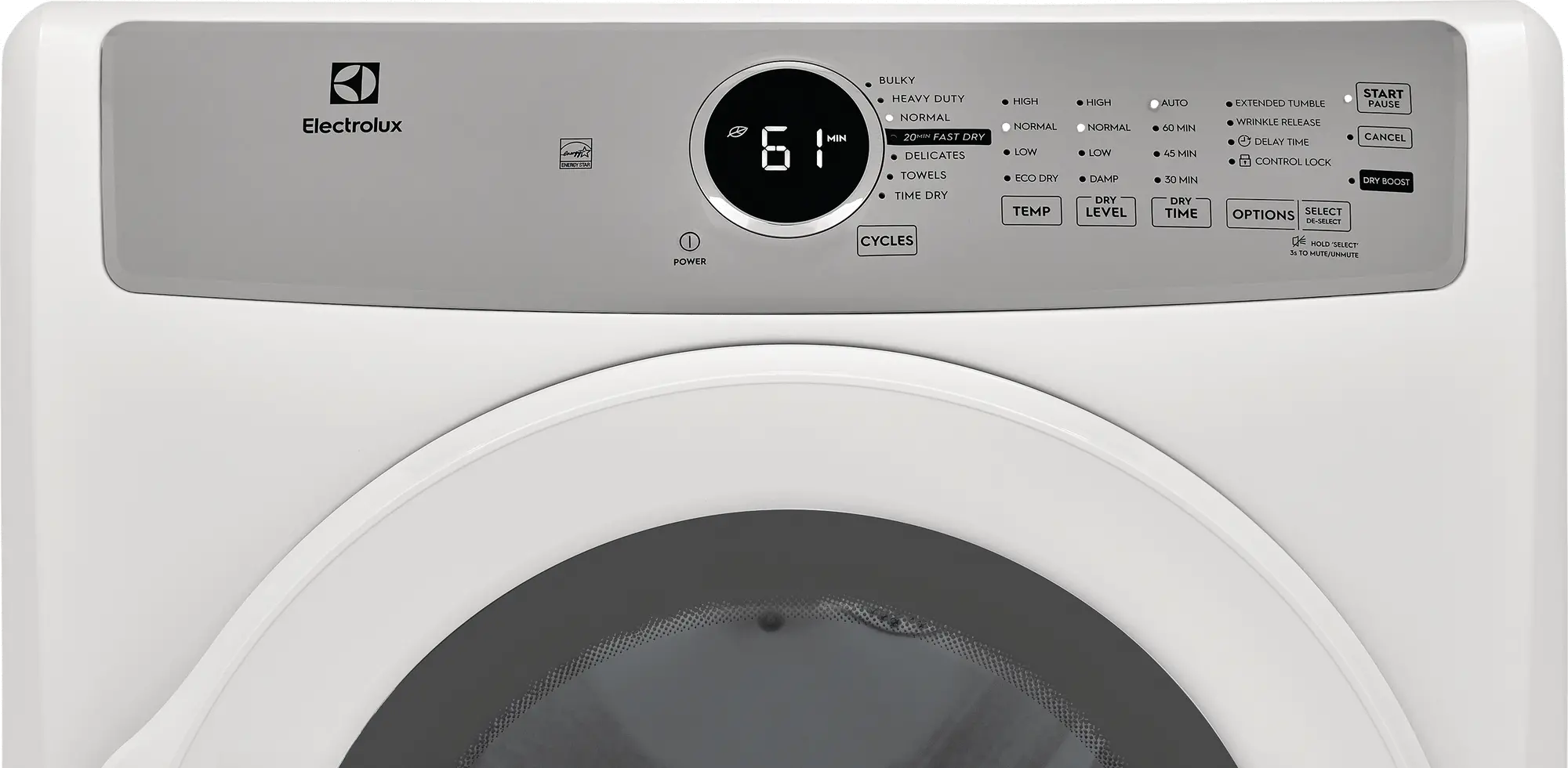 ELFE7337AW Electrolux Electric Dryer - White, ELF7337A-2