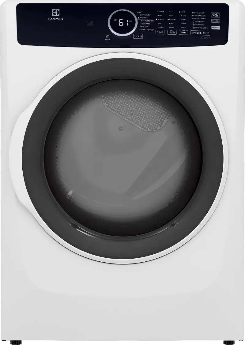 Electrolux 8 cu ft Electric Dryer - White, ELF7437A