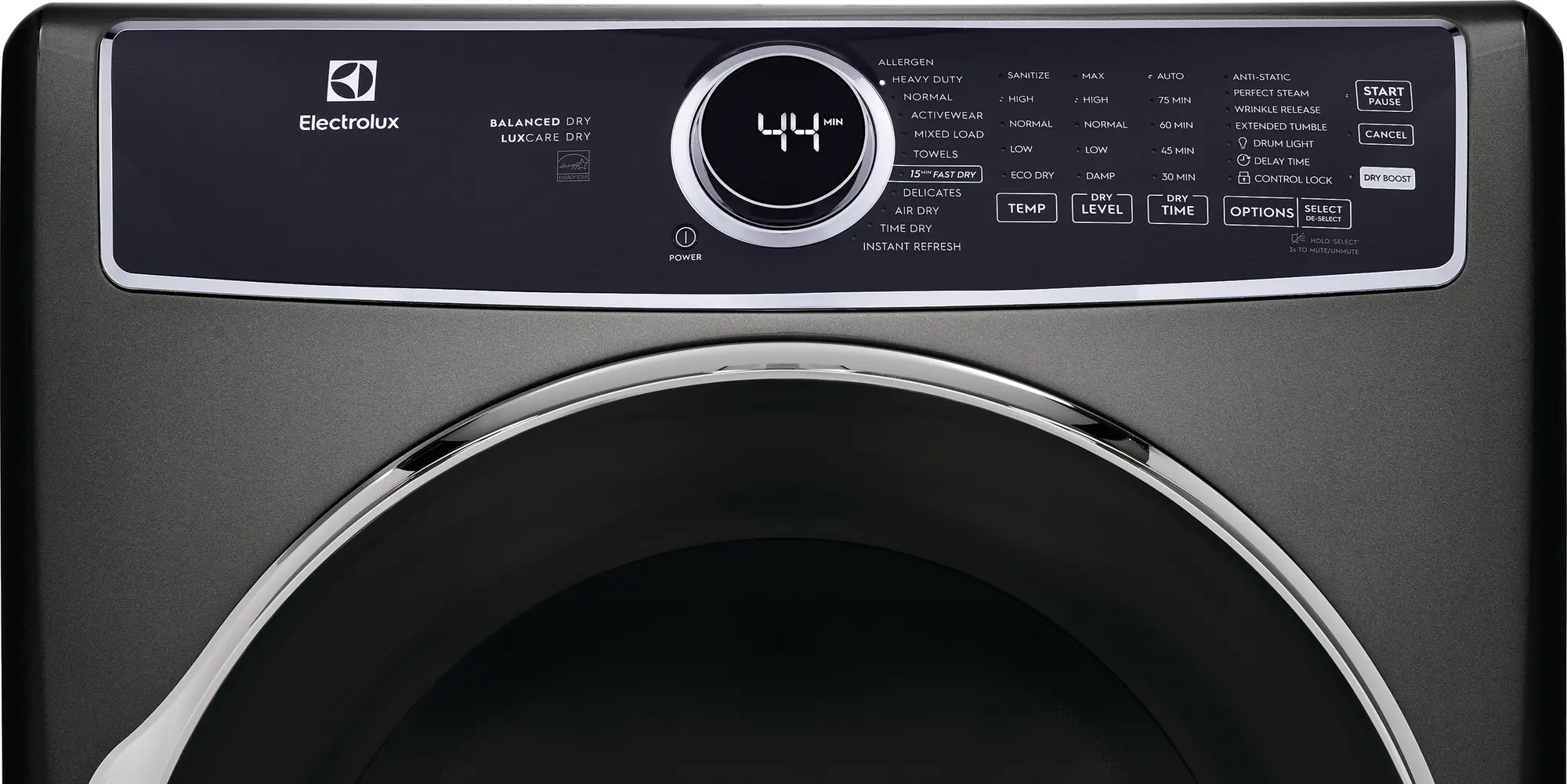 ELFE7637AT Electrolux 8 cu ft Electric Dryer - Titanium, ELF7637AT-2