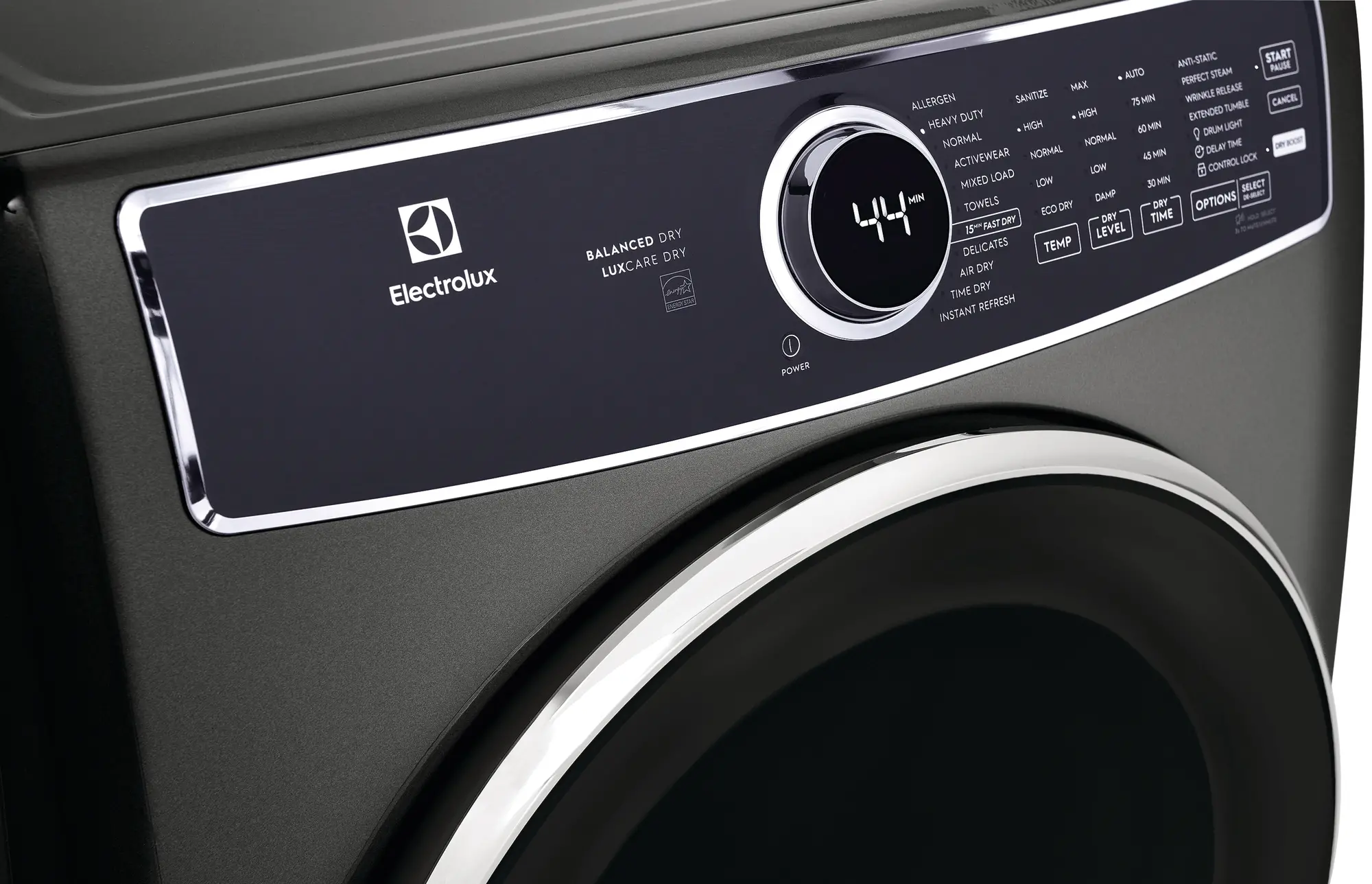 ELFE7637AT Electrolux 8 cu ft Electric Dryer - Titanium, ELF7637AT-6