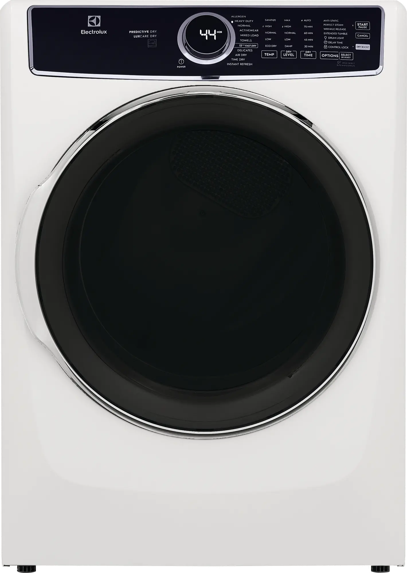 ELFG7637AW Electrolux 8 cu ft Gas Dryer - White, ELF7637AW-1