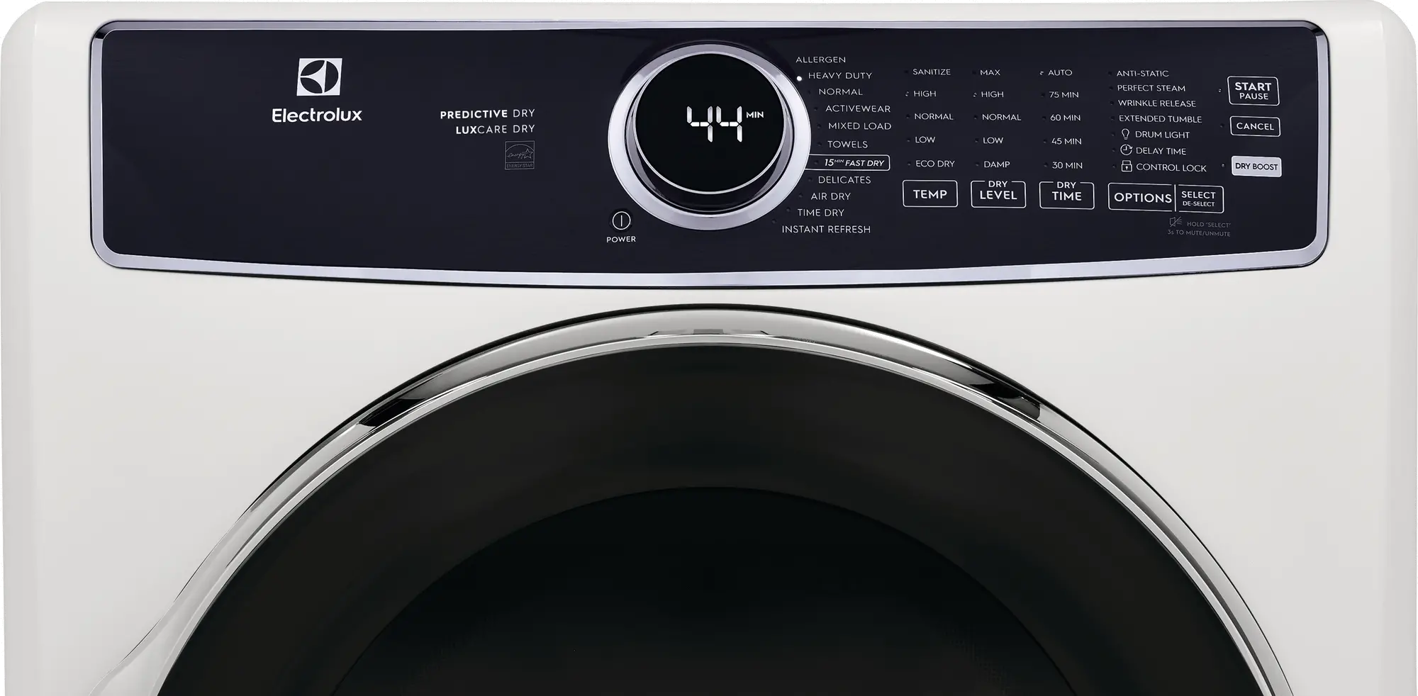 ELFG7637AW Electrolux 8 cu ft Gas Dryer - White, ELF7637AW-2