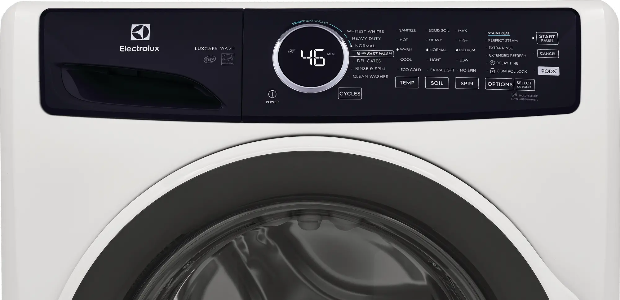 ELFW7437AW Electrolux 4.5 cu ft Front Load Washer - White ELF7437A-2