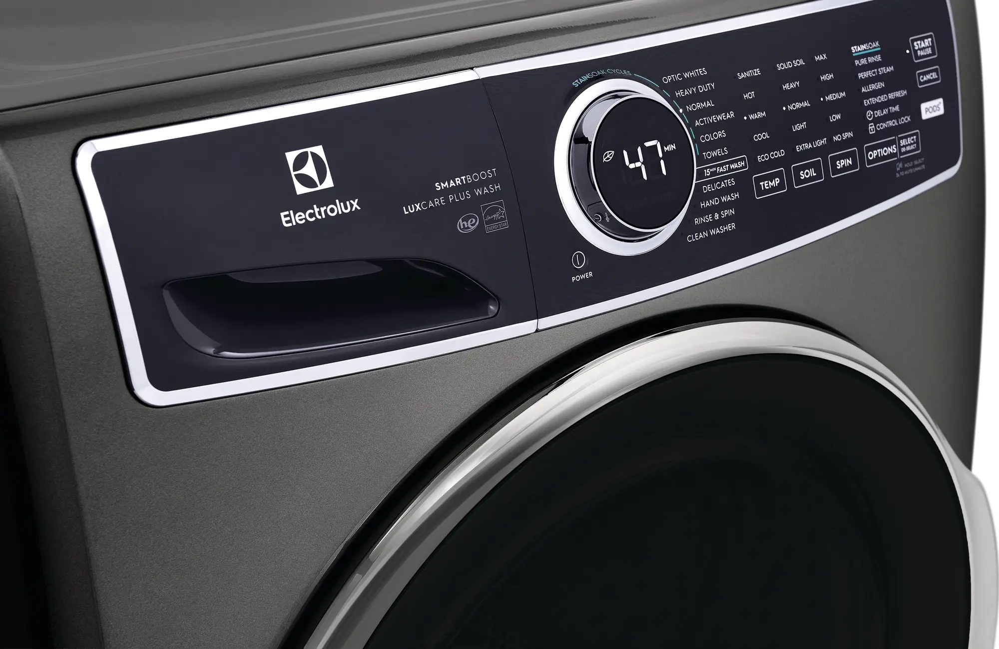 ELFW7637AT Electrolux 4.5 cu ft Front Load Washer with LuxCare Plus Wash - Titanium-4