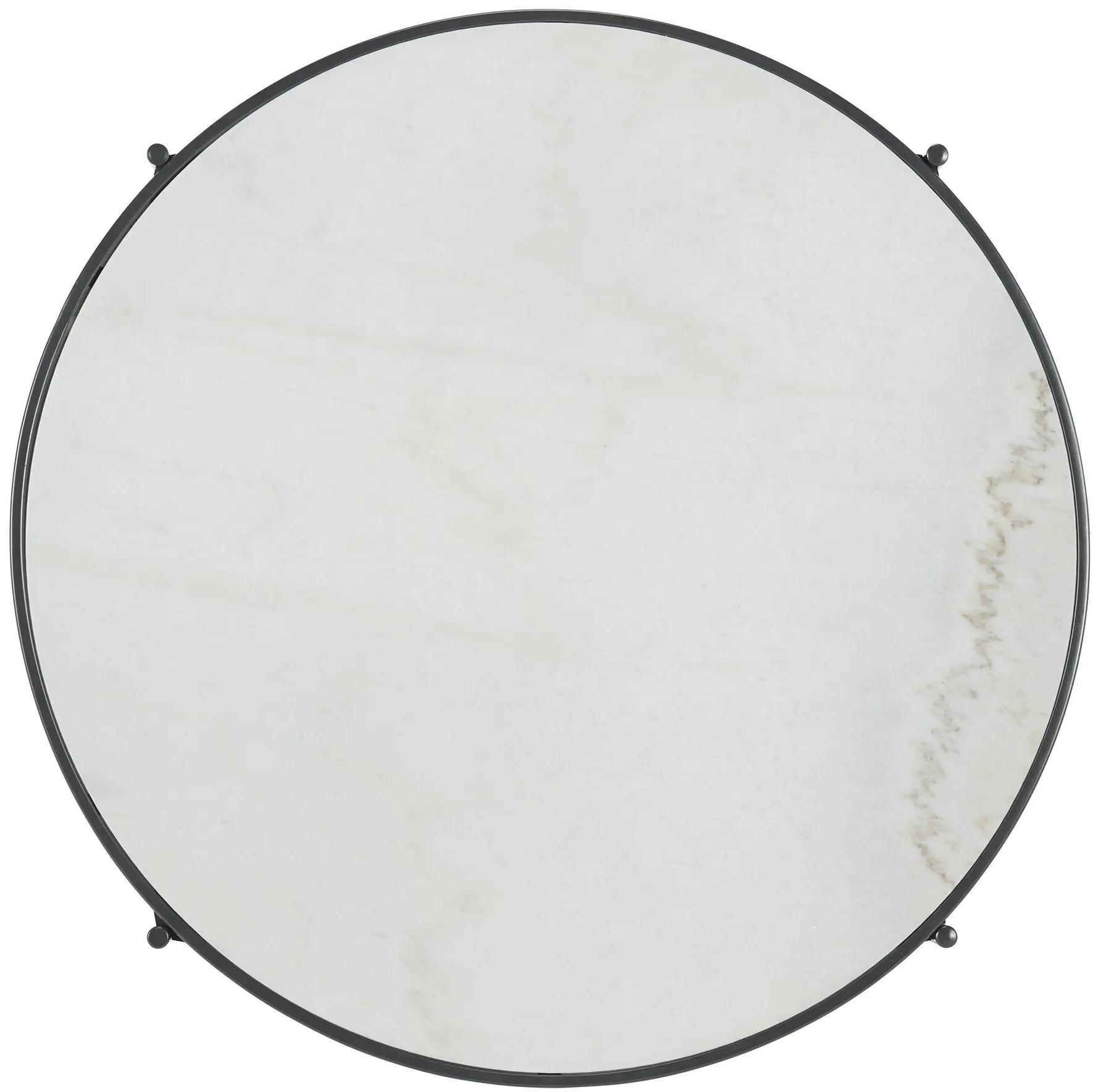 Vienna Black and White Marble Coffee Table-5