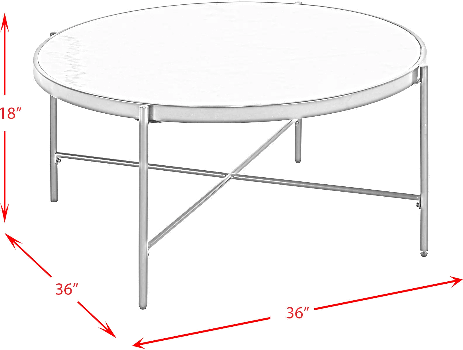 Vienna Black and White Marble Coffee Table-8
