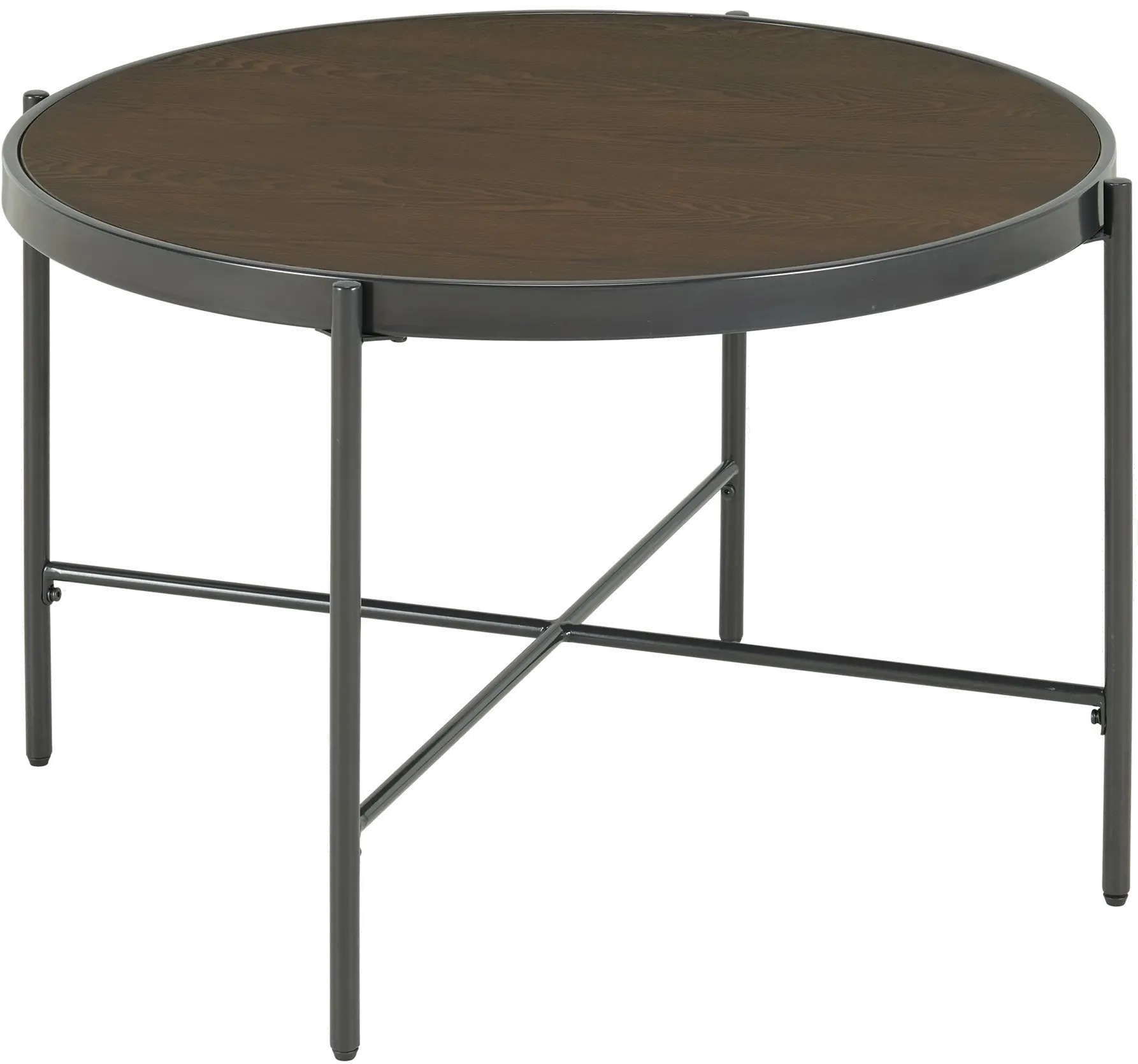 Vienna Black and Brown Wood Coffee Table-3