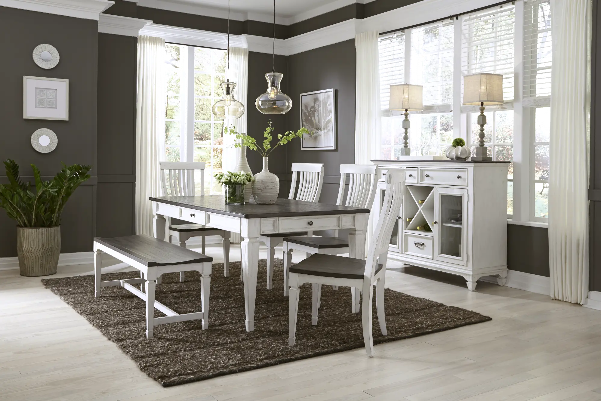 417-C1500S Allyson Park White Dining Room Chair-4