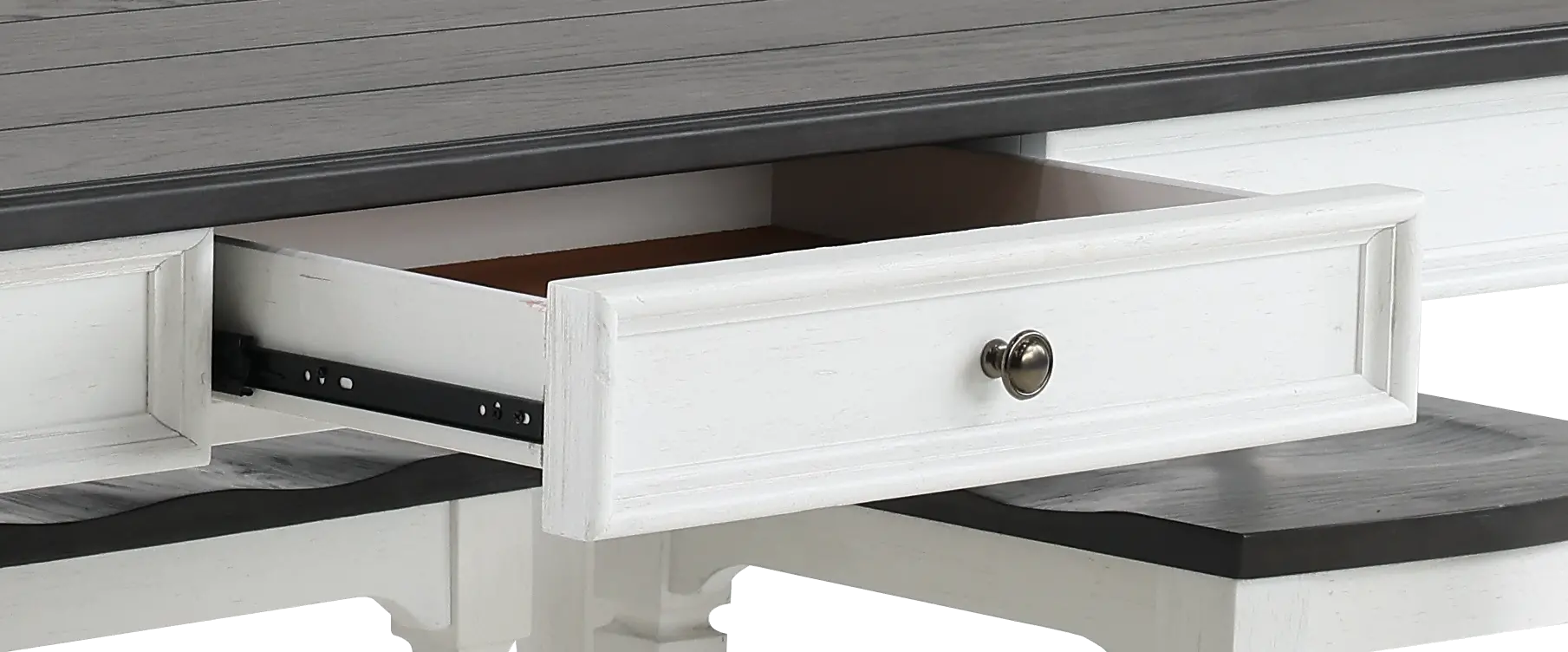 417-T4072 Allyson Park White Dining Room Table-7
