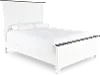 417-BED5/0 Allyson Park Brushed White Queen Bed
