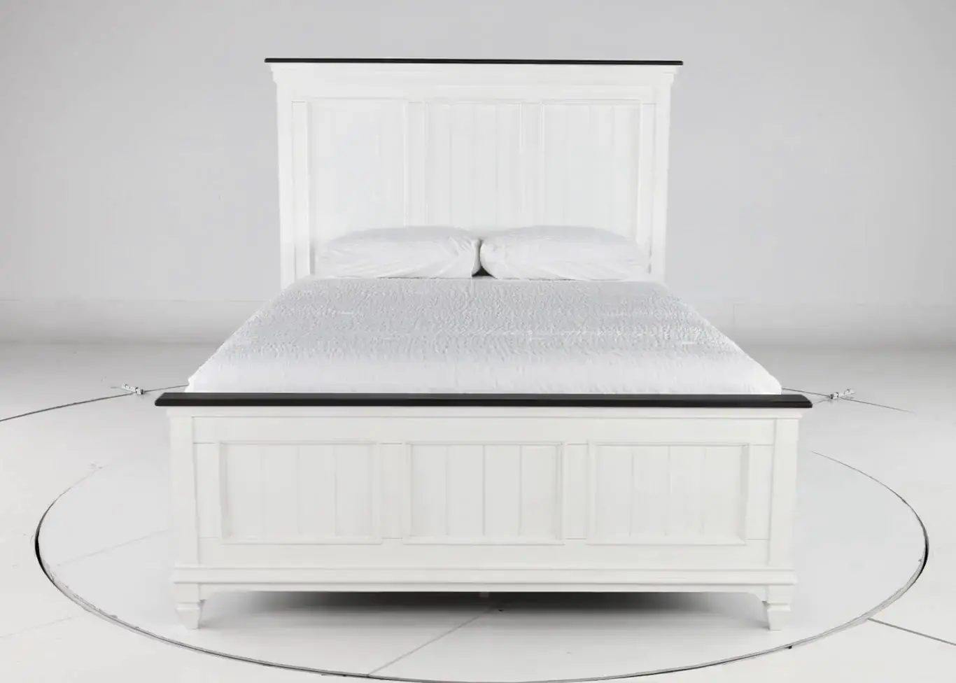 417-BED5/0 Allyson Park Brushed White Queen Bed-9