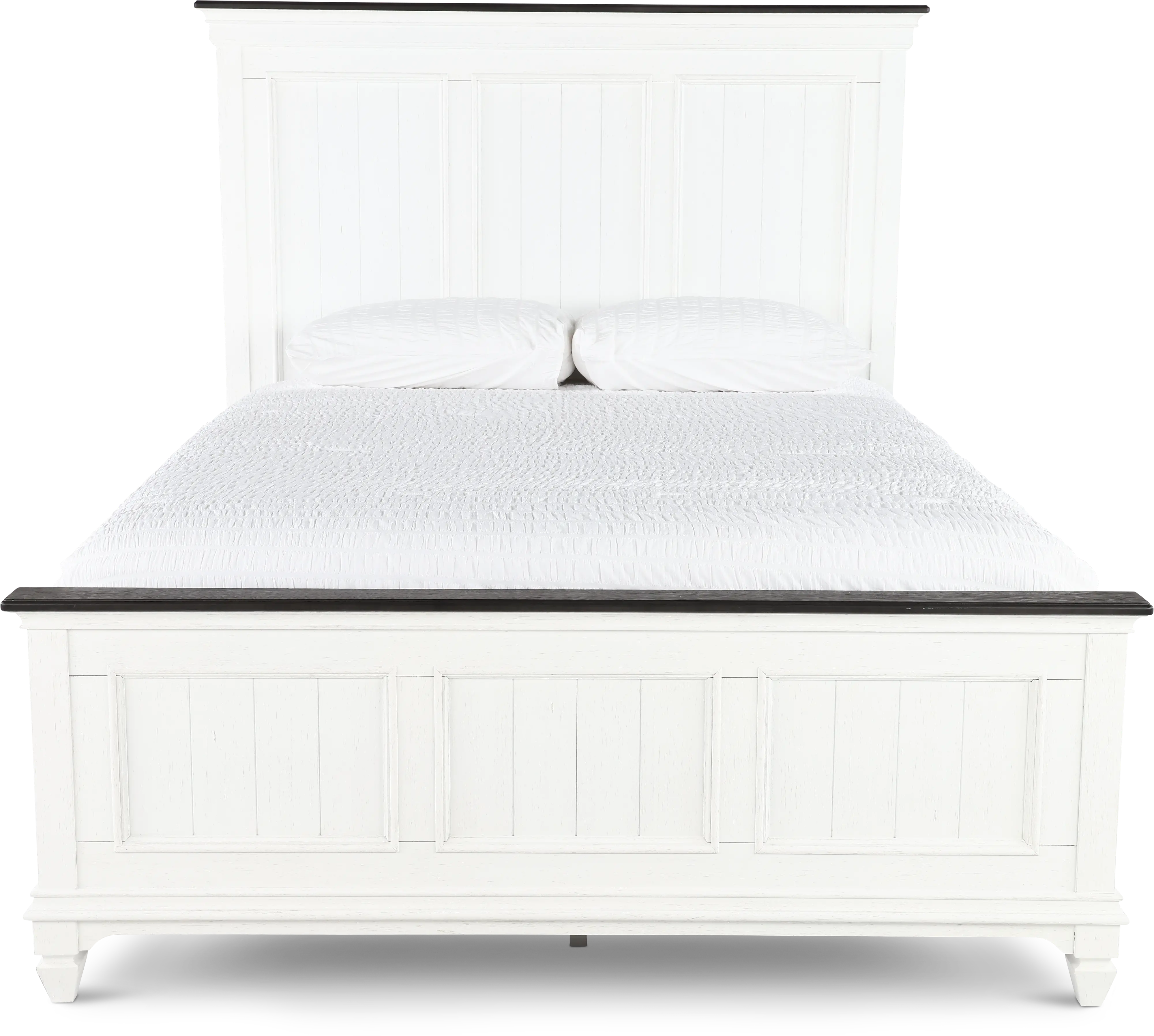 417-BED5/0 Allyson Park White Queen Bed-4
