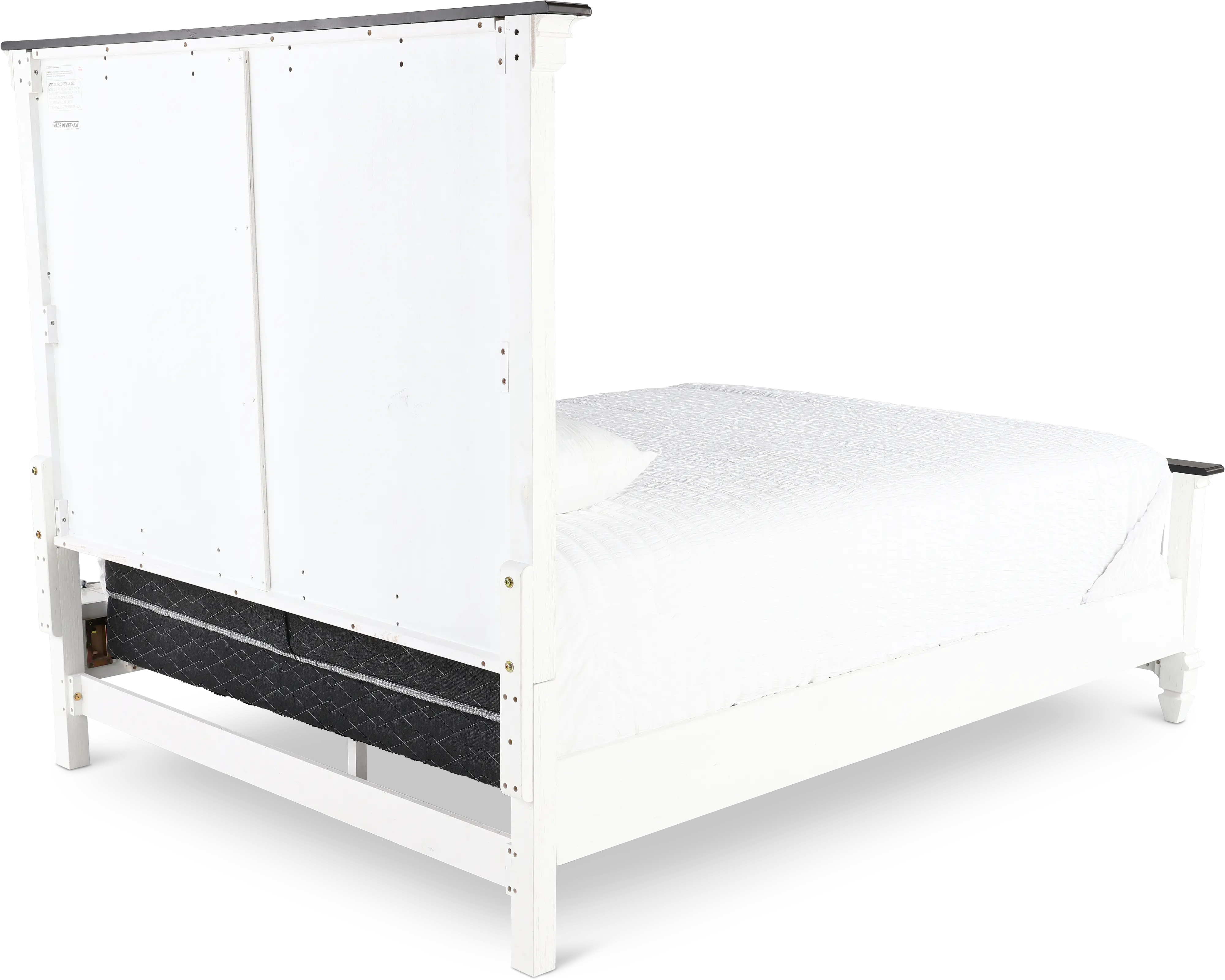 417-BED5/0 Allyson Park White Queen Bed-7