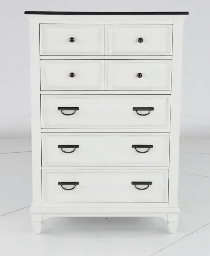 417-BR41 Allyson Park White Chest of Drawers-5