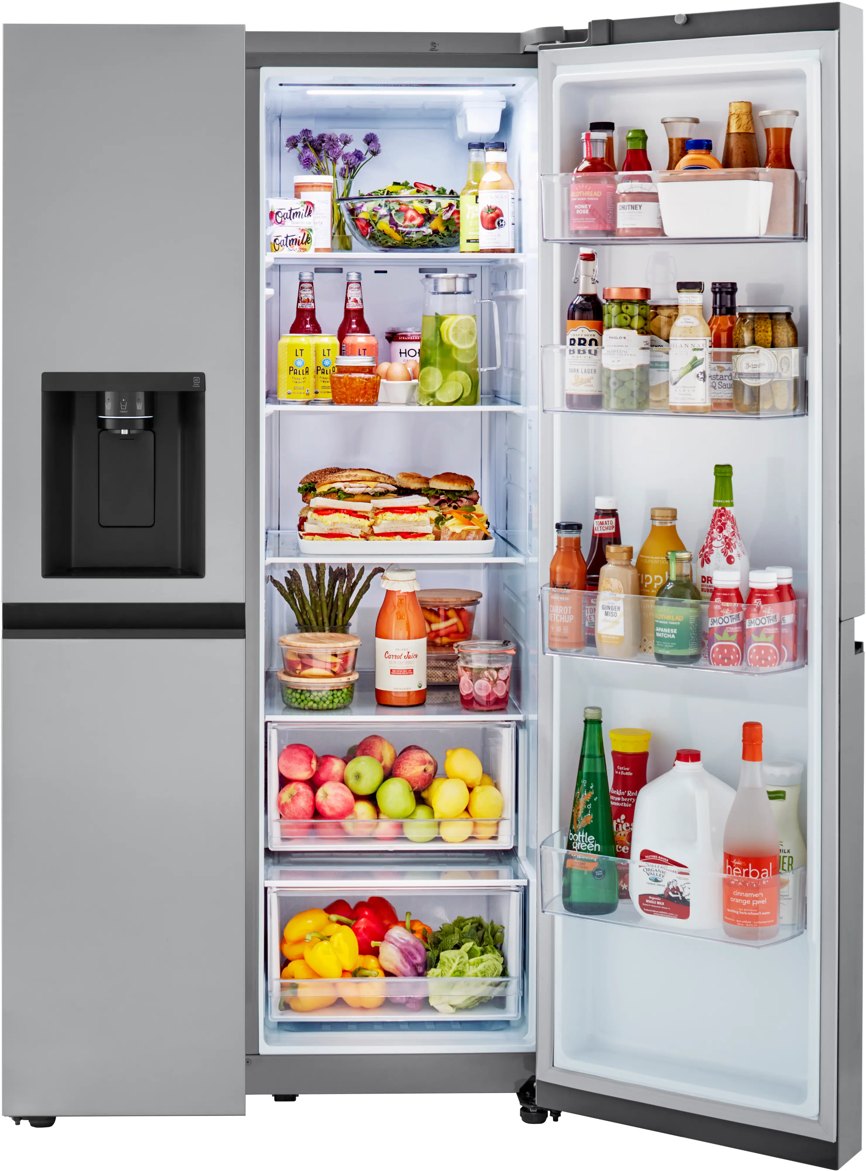 LRSXS2706S LG 27.2 cu ft Side by Side Refrigerator - Stainless Steel-15