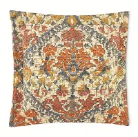 Presido-Cinnamon Square Flange Pillow