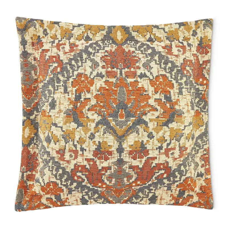 Presido-Cinnamon Square Flange Pillow