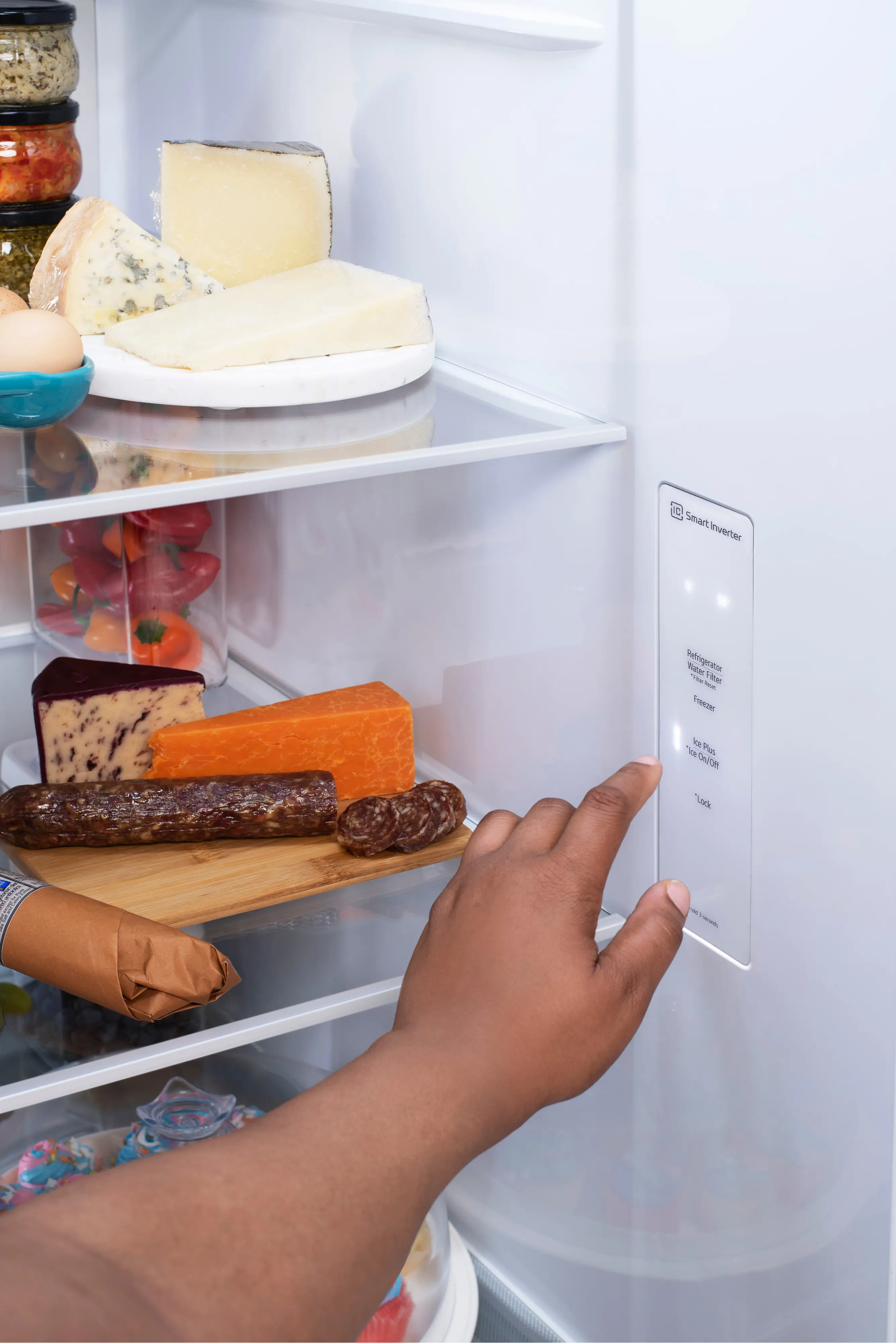 LRSXC2306S LG 23 cu ft Side by Side Refrigerator - Counter Depth Stainless Steel-2